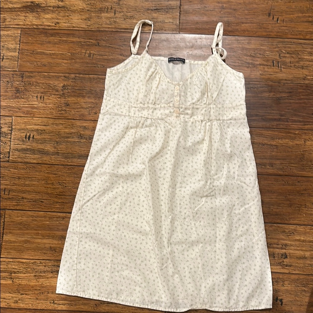 Brandy Melville Cream Floral Top